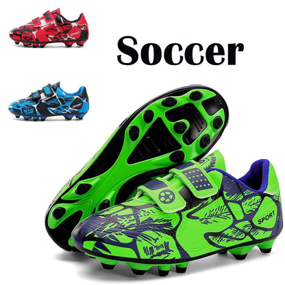 Soccer Cleats for Men Women Breathable Lightweight Anti Slip Firm Ground for Outdoor Football Training Match Sports