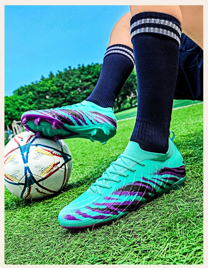 New Men Football Boots Sport Ultralight Non-Slip Outdoor Adult Cleats Match Unisex Soccer Shoes Comfortable Grass High-quality
