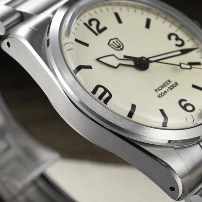 Watchdives WD1960S V2 Watch VH31 Sweep Second Movement Stainless Steel Sapphire Crystal Business Wristwatch Vintage Watches
