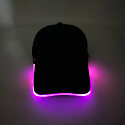 Fashion Glowing Baseball Cap LED Light Up Hiphop Hat Bar Club Props Fluorescent Hat Men Women DJ Dance Supplies Costume