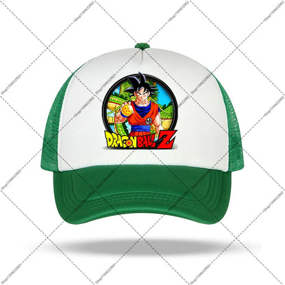 Dragon Ball-baseballkeps för kvinnor och män, solhattar, kepsar med tryck av seriefigurer och anime, bekväma unisex-bomullskepsar för vuxna, perfekta som sommargåvor och festpresenter