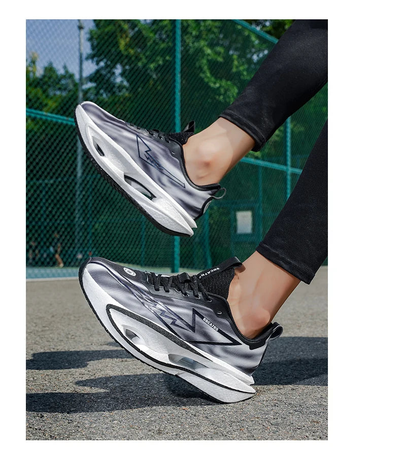 2026 Running Shoes Carbon Plate Marathon Men Sports Breathable Lightweight Women's Comfortable Athletic Antiskid Sneakers Casual