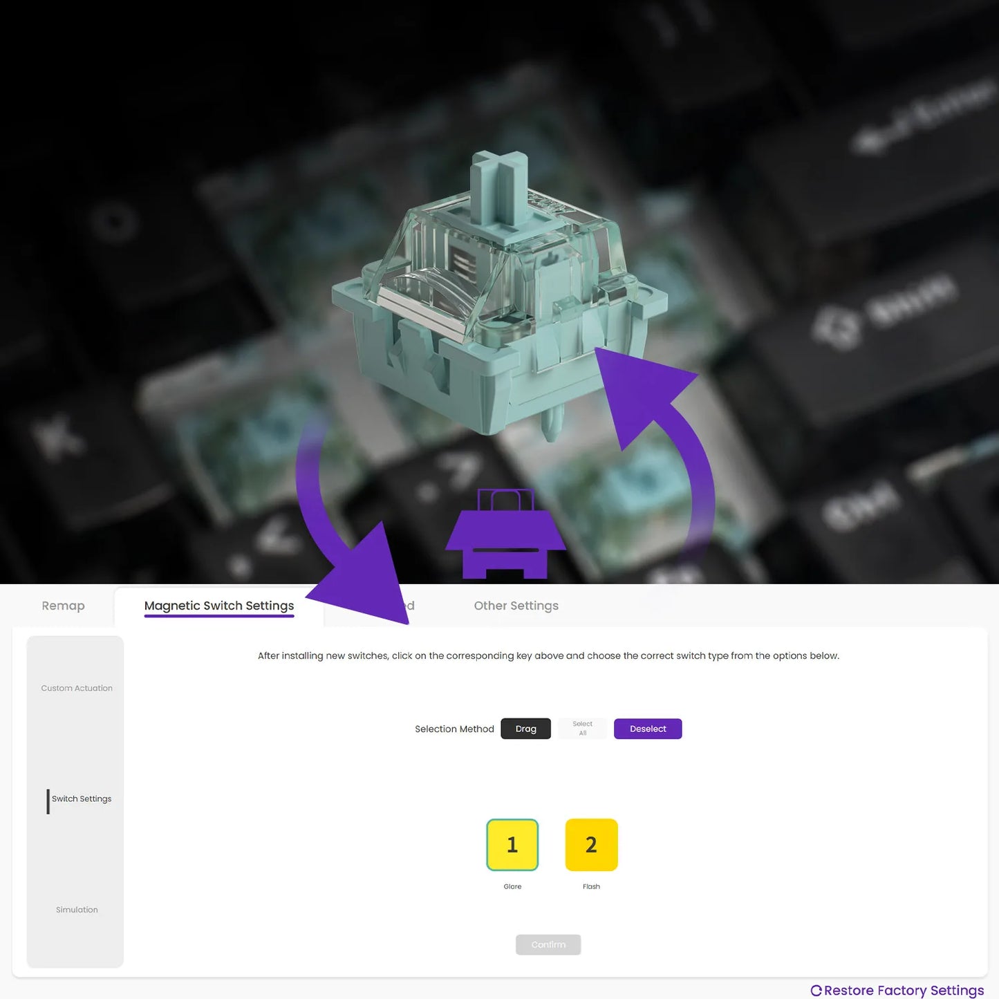 Teclado Magnético Akko 5075 V3 HE 75% — Teclado Mecânico Gaming Personalizado, Rapid Trigger 0.005mm, Taxa de Polling 8K, ARGB
