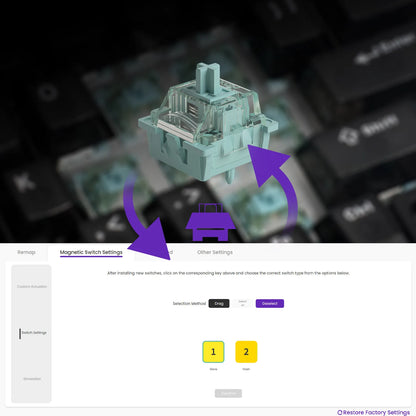 Teclado Magnético Akko 5075 V3 HE 75% — Teclado Mecânico Gaming Personalizado, Rapid Trigger 0.005mm, Taxa de Polling 8K, ARGB