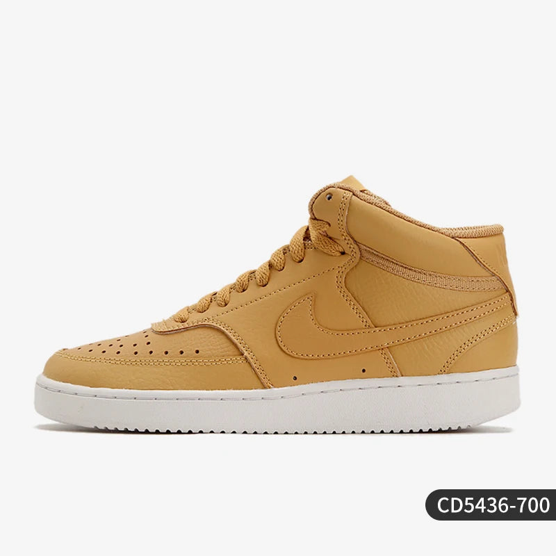 Nike genuine Court Vision Men's/Women's Mid-top Fashion Casual Sneakers CD5436-700
