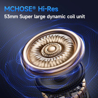 MCHOSE V9 Pro Gaming Headset Wireless Bluetooth Over-Ear Quad Mode Headphones with Microphone for PC Gaming Deep Bass ANC
