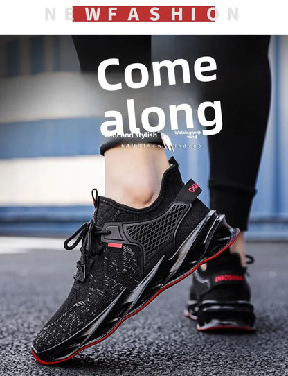 Men's Comfortable Running Shoes Breathable Sporty Casual Versatile Heightening Dad Shoes Autumn New Arrival Low Cut Sneakers