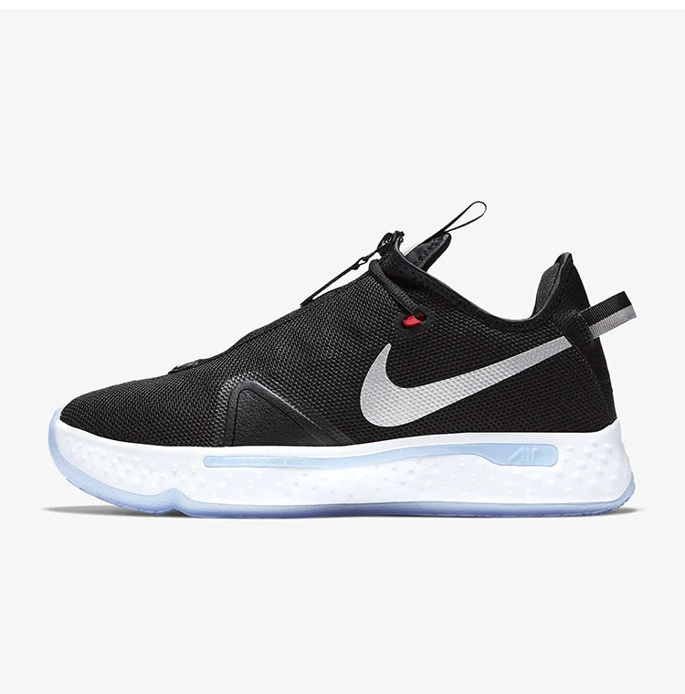Nike Original PG 4 EP Paul George 4 Black White Blue Drip Basketballschuhe für Herren CD5082-001