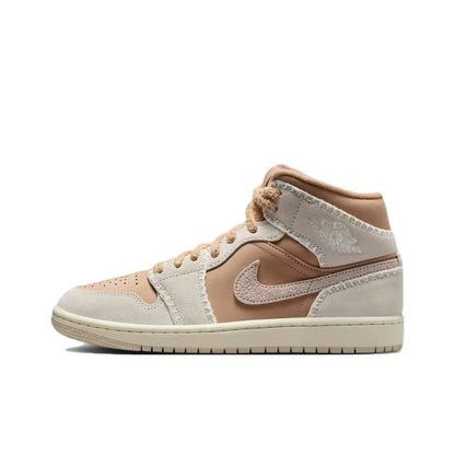 Nike Air Jordan 1 Mid Basketball Shoe Unisex - Classic and versatile, blending court performance with everyday style DQ8426-145