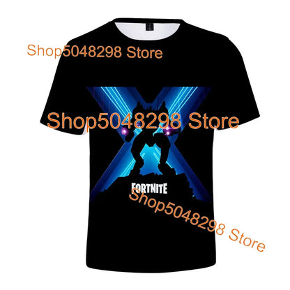 Μπλουζάκι Bushranger Fortnite για παιδιά, 3D εκτύπωση Banana Peely, T-shirt για άνδρες και γυναίκες, Tee Battle Royale Game, καλοκαιρινά τοπ, δώρα γενεθλίων