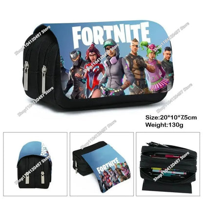Estojo Escolar de Grande Capacidade Victory Royale para Rapazes e Raparigas, Fortnite Peely Llama Hero, Caixa para Canetas para Crianças e Adolescentes