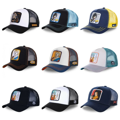 SVI stilovi Dragon Ball bejzbol kapa Snapback kapa s šiljastim vrhom muška vezena hip-hop kapa sunčani vizir podesiva trucker mrežasta kapa