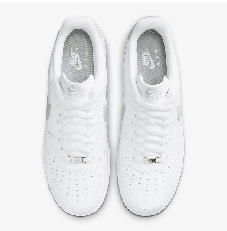 Nike Official Authentic Air Force 1 '07 Men's Breathable and Wear-Resistant Casual Shoes FJ4146-100