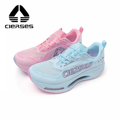 CIERSES Men's Carbon Plate Running Shoes Nitrogen Air Cushion Shock Absorption Stable Training Sports Shoes