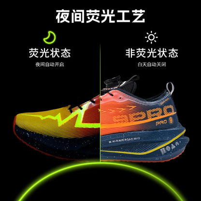Men Running Shoes Carbon Board Speciality Sports Breathable Lightweight Women's Comfortable Athletic Nonskid Marathon Sneakers
