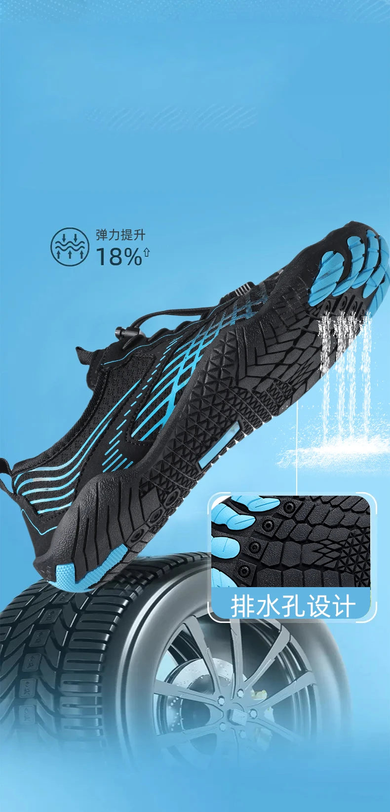 Neutral Comfort Barefoot Shoes, Water Sports Shoes, Fitness Running Shoes, Outdoor Beach Quick-Drying Breathable Shoes