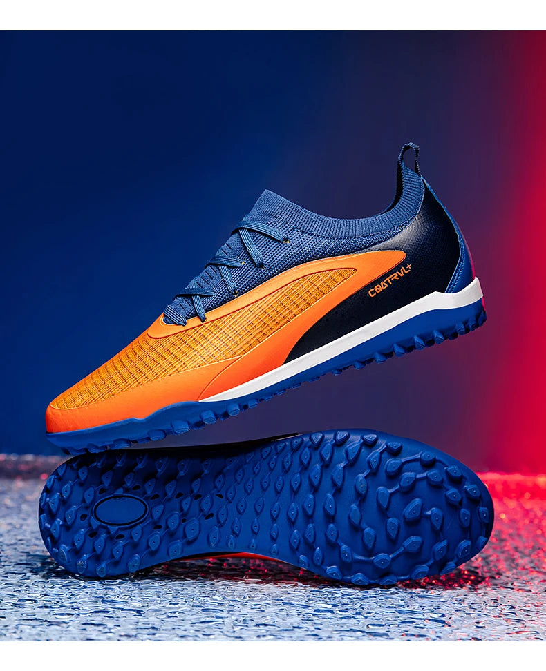 New Men Football Boots Sport Adult Long Spikes Soccer Shoes Training Outdoor Cleats Breathable Non Slip Boys Match Comfortable