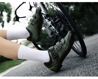 Men's Cleatless Cycling Shoes Flat Pedal MTB Shoes Non-Slip Rubber Speed Road Bike Shoes Women Racing Mountain Bicycle Sneakers