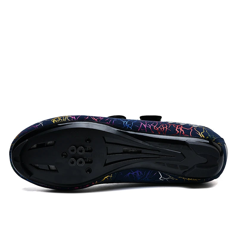 New Cycling Shoes Men's Self-locking Racing Road Cycling Sports Shoes Lockless Training Shoes Women's SPD Cleats Cycling Shoes