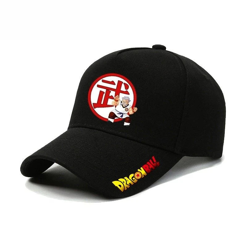 Casquette de baseball unisexe polyvalente et décontractée Dragon Ball Master Roshi Son Goku, imprimé créatif de haute qualité inspiré de l'anime et des dessins animés