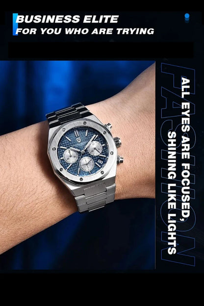 Pagani Design 2026 New Vk63 Fashionable Men V2 Quartz Chronograph Luxury Sapphire Stainless Steel Waterproof Sport 20Bar Luminou