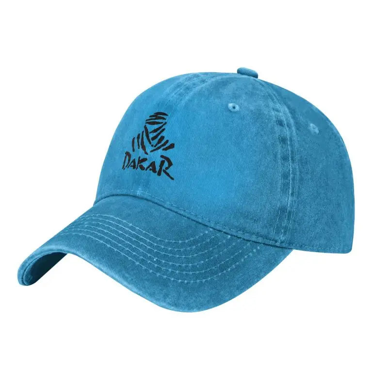 Vintage Racing Off Road D-Dakares Rally-baseballkepsar, unisex-modell, slitna och tvättade solkepsar, resekepsar, ostrukturerade mjuka kepsar