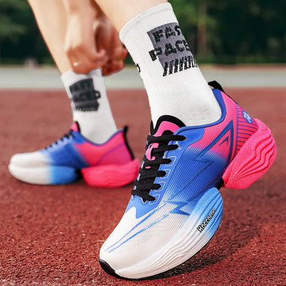 Športni čevlji za pare, profesionalni maratonski, udobni za tek, z blaženjem udarcev, trening čevlji z visokim odbojem, protizdrsni tekaški čevlji