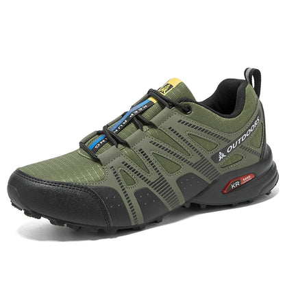 Men's Hiking Shoes Waterproof Non-slip All-terrain Outdoor Sports Shoes Hiking Camping Tactical Training Shoes Bicycle Shoes