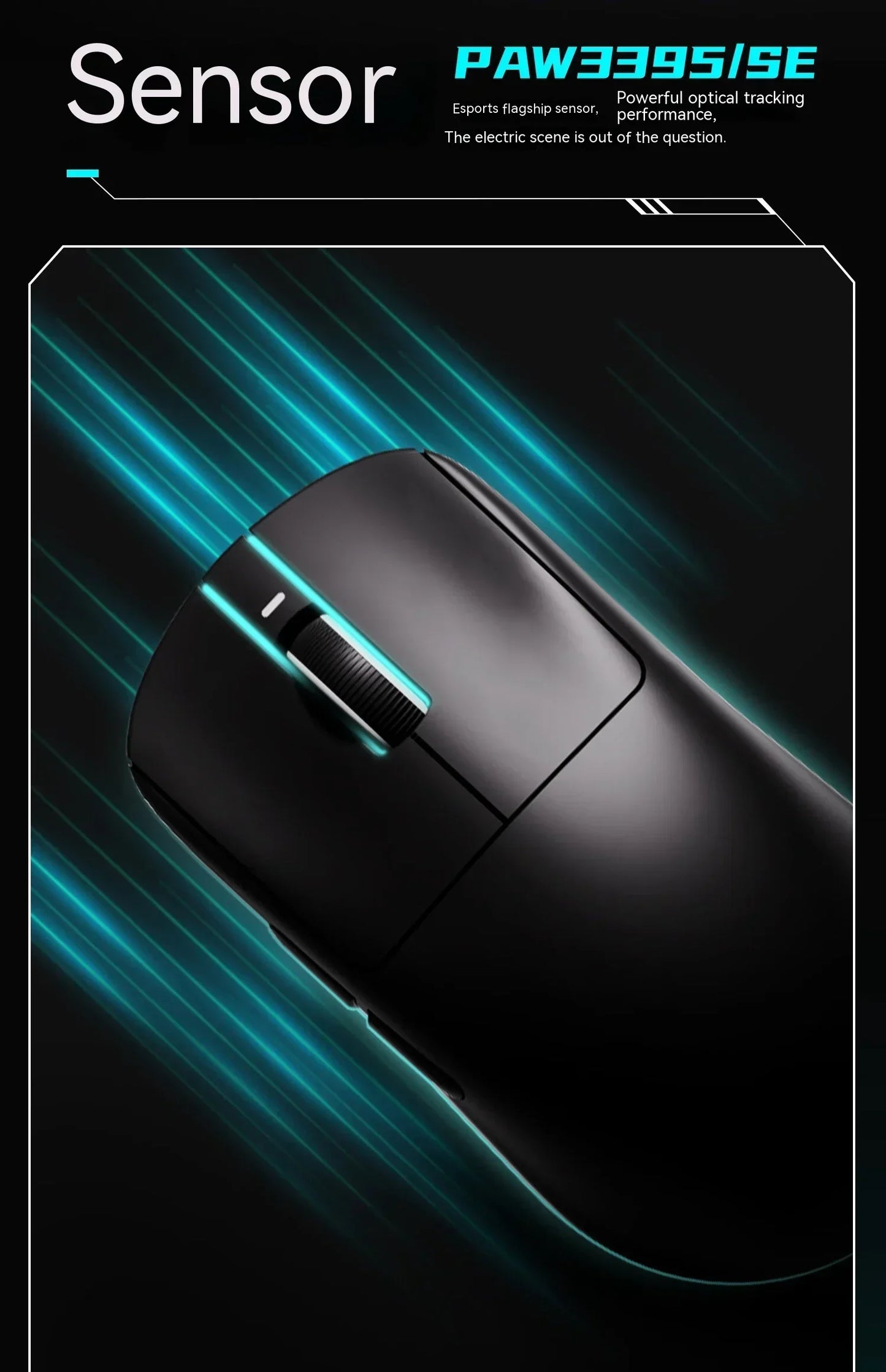 Rato Sem Fios VXE Dragonfly R1 Pro com Sensor Paw3395, Nordic 52840, 2khz, Smart Speed X, Baixa Latência, para Escritório, Gamer e PC Gaming