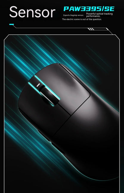 Rato Sem Fios VXE Dragonfly R1 Pro com Sensor Paw3395, Nordic 52840, 2khz, Smart Speed X, Baixa Latência, para Escritório, Gamer e PC Gaming