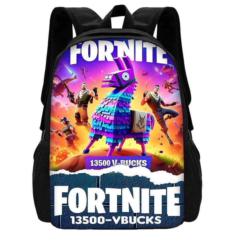 Classic Game FortniteS Kids Backpacks Boys and Girls Student Birthday Gift Child School Bags Unisex Camping Durable Rucksack