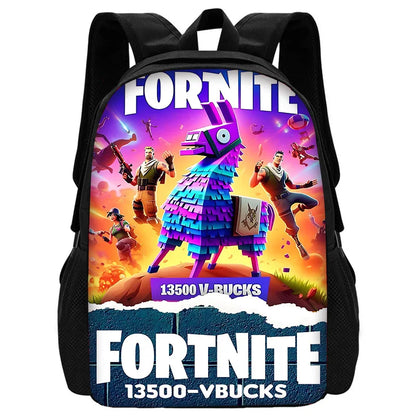 Classic Game FortniteS Kids Backpacks Boys and Girls Student Birthday Gift Child School Bags Unisex Camping Durable Rucksack