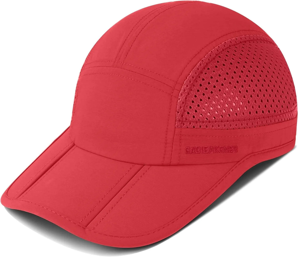 GADIEMKENSD Snabbtorkande, hopfällbara och bärbara basebollkepsar för män, sommar, havsvågbroderi, unisex, sport, solhattar, snapback-keps