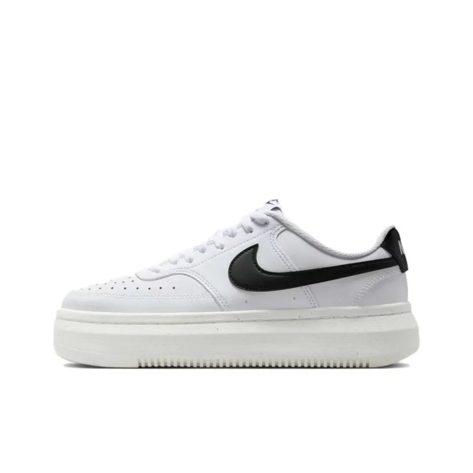 Nike Court Vision Alta Women's Low-Top Basketball Shoes Soft & Comfortable, Durable White/Black DZ5394-107