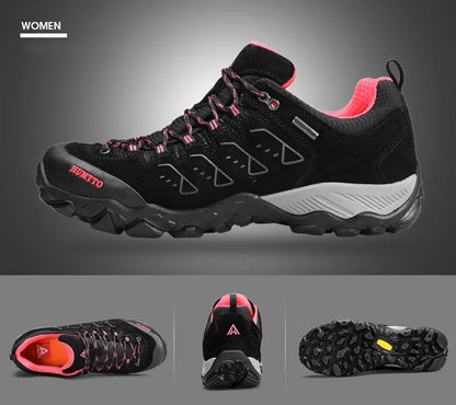 HUMTTO Trekking Shoes for Women Winter Hiking Shoes Womens Waterproof New Luxury Designer Climbing Leather Casual Woman Sneakers