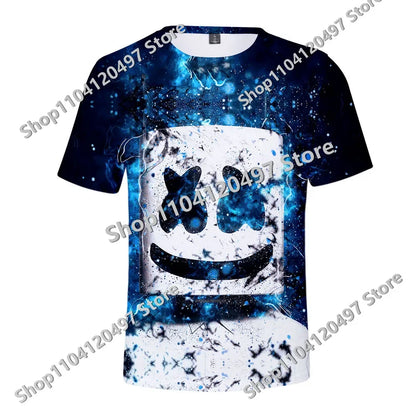 Japanese Anime Fortnite Summer T-shirt for Men Women Battle Royale Short-Sleeved Casual Comfortable Loose Harajuku Streetwear