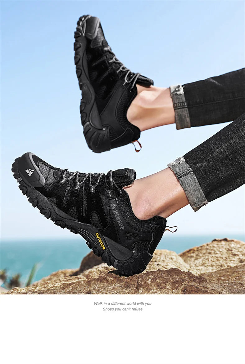 Sapatilhas de corrida de verão, calçado desportivo para homem, sapatilhas de primavera e outono respiráveis, casuais, para caminhada, com atacadores, leves e de cor sólida