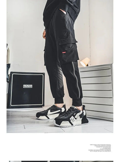 Men Luxury Sneakers Sports Shoes Moccasins Chunky Men Casual Sneakers Comfortable Breathable Trend Designed Personality Shoes