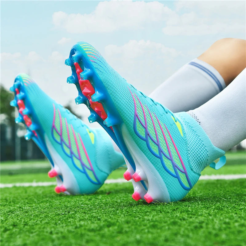 2026 Superfly FG Football Boots Outdoor Soccer Cleat Black Shoes Soft Sport Professional Shoes Breathable Comfortable Boots Plus