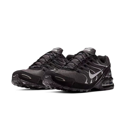 Nike Air Max Torch 4 Men's Casual Runners – Black/Silver, Lace Closure, Plush Midsole, Breathable Upper 343846-002