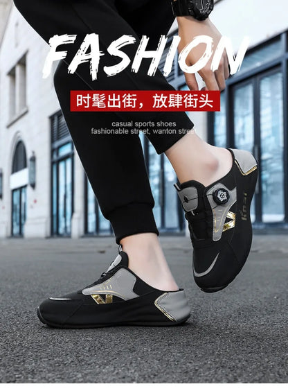 High Quality Platform Sneakers with Breathable Trendy Mesh for Summer, New Men's Sports and Leisure Shoes in Large Sizes 39-48