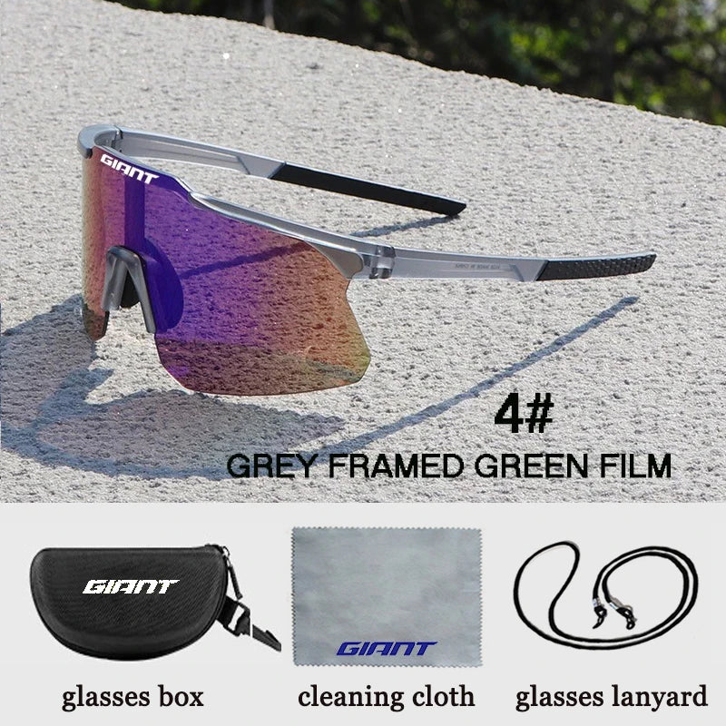 giant long-distance Cycling Glasses super light Men WomenAnti-Fog UV400 Protection MTB Bike Glasses Windproof Sports Eyewear