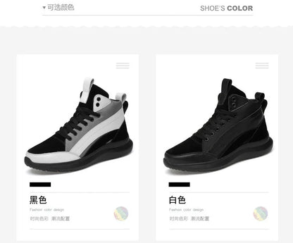 High-top Heightening Shoes Elevator Shoe Height Increase Footwear Men Height Increase Insole 6CM 8CM 10CM Sneakers Shoes