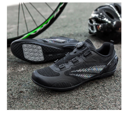 Scarpe da ciclismo MTB uomo donna T03 viola traspiranti, a sgancio rapido, per ciclismo su strada, sport outdoor, racing e allenamento