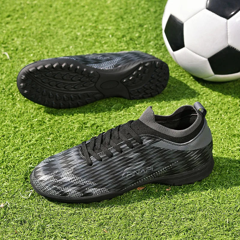 Nuevas zapatillas de fútbol para hombre de alta calidad, tacos para partidos en interior, botas de fútbol para exterior superventas, para césped, de caña alta, fútbol sala, antideslizantes