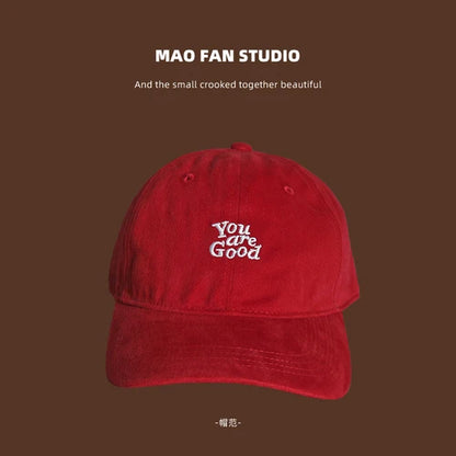 Brown Peaked Cap Men's and Women's Summer Fashion Casual American Retro Soft Top Baseball Cap Small Sun Protection Hat