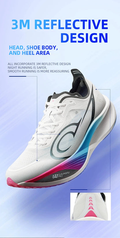 QIAODAN Feiying PB3 Enhanced Edition Professional Marathon Carbon Board tekaški čevlji moški športni copati QDB023251299T