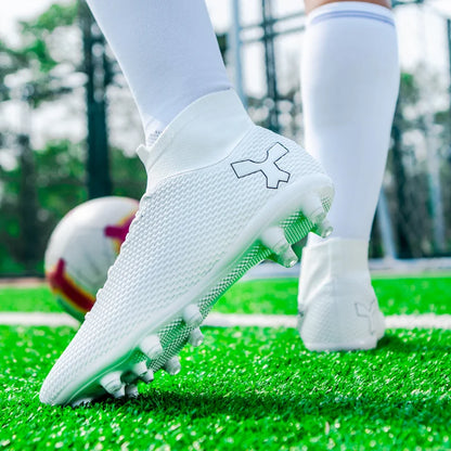 Men Quality Soccer Shoes Durable Boys Football Boots Lightweight Children Football Shoes Futsal Training Sneakers Soccer Cleats