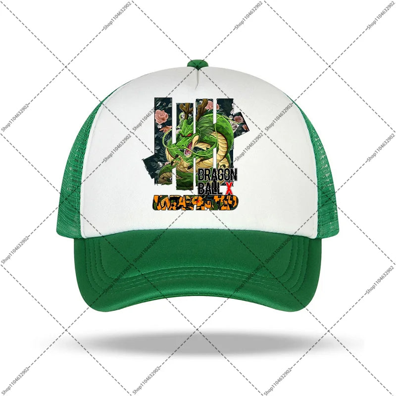Dragon Ball-baseballkeps för kvinnor och män, solhattar, kepsar med tryck av seriefigurer och anime, bekväma unisex-bomullskepsar för vuxna, perfekta som sommargåvor och festpresenter
