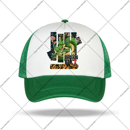 Dragon Ball-baseballkeps för kvinnor och män, solhattar, kepsar med tryck av seriefigurer och anime, bekväma unisex-bomullskepsar för vuxna, perfekta som sommargåvor och festpresenter